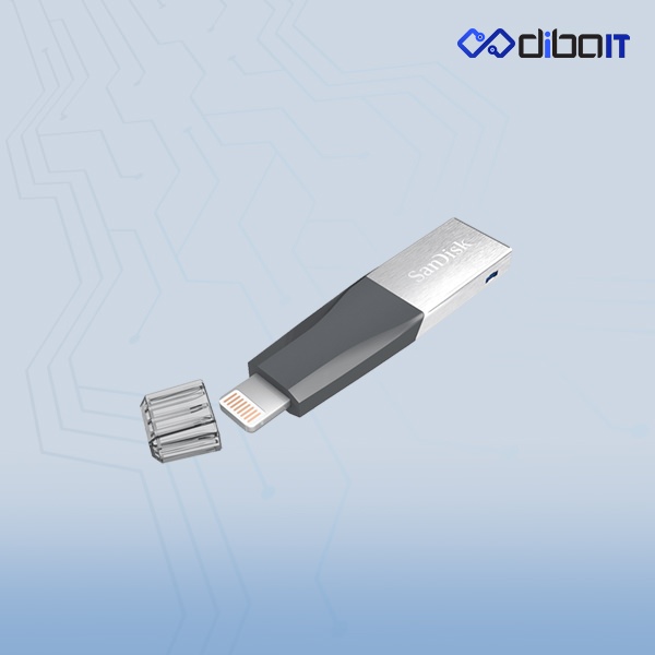 فلش مموری سن دیسک مدل iXpand Mini ظرفیت 128 گیگابایت