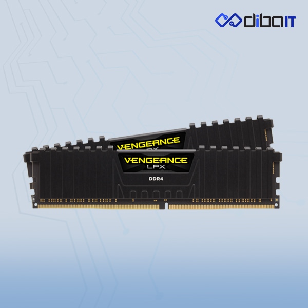 رم دسکتاپ DDR4 کورسیر مدل Vengeance LPX ظرفیت 16 گیگابایت دو کاناله 3200 مگاهرتز CL16