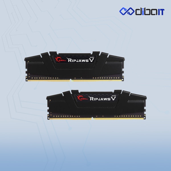 رم دسکتاپ DDR4 جی اسکیل مدل Ripjaws V ظرفیت 16 گیگابایت دو کاناله 3200 مگاهرتز CL16