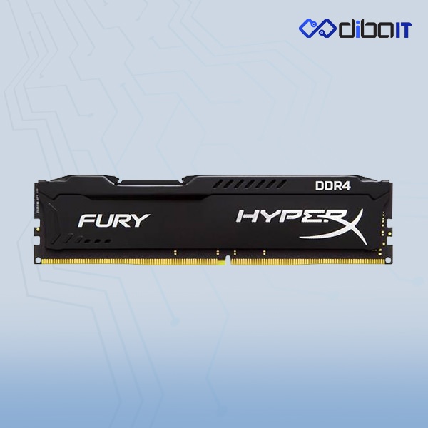 رم دسکتاپ DDR4 کینگستون مدل HyperX FURY ظرفیت 8 گیگابایت تک کاناله 2400 مگاهرتز CL15