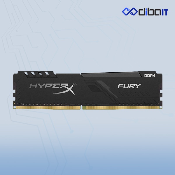 رم دسکتاپ DDR4 کینگستون مدل HyperX FURY ظرفیت 8 گیگابایت تک کاناله 3000 مگاهرتز CL15