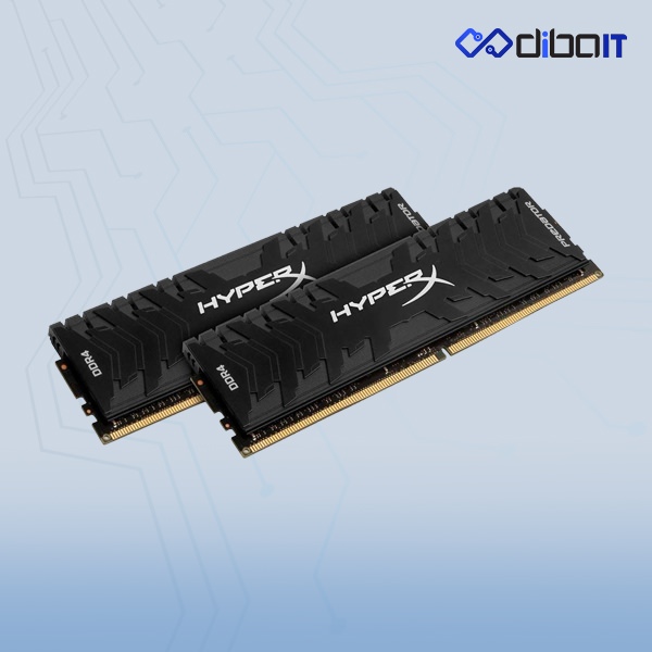 رم دسکتاپ DDR4 کینگستون مدل HyperX Predator ظرفیت 16 گیگابایت دو کاناله 3000 مگاهرتز CL15