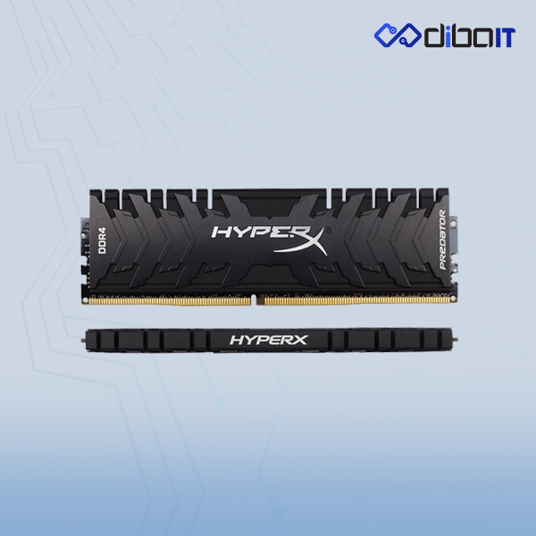 رم دسکتاپ DDR4 کینگستون مدل HyperX Predator ظرفیت 32 گیگابایت دو کاناله 3000 مگاهرتز CL15