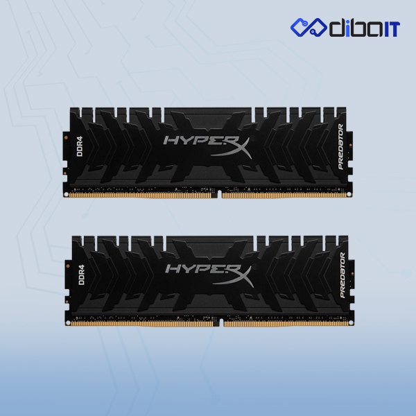 رم دسکتاپ DDR4 کینگستون مدل HyperX Predator ظرفیت 32 گیگابایت دو کاناله 3200 مگاهرتز CL16