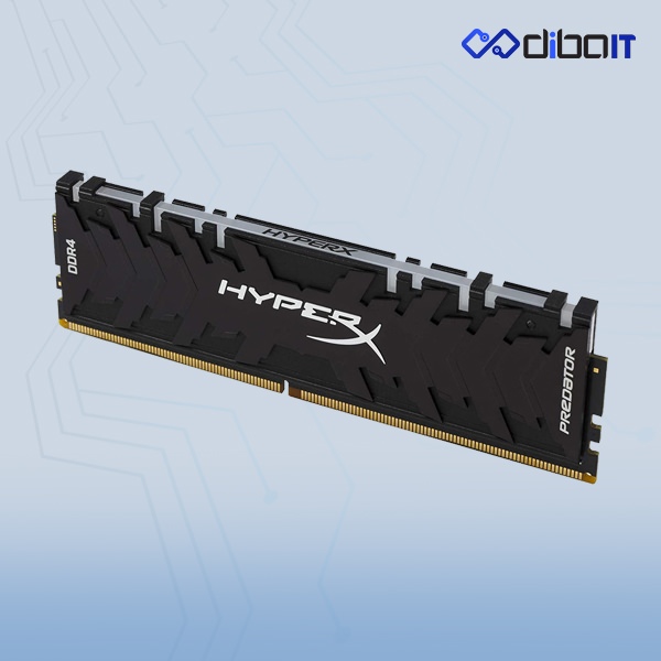رم دسکتاپ DDR4 کینگستون مدل HyperX Predator RGB ظرفیت 16 گیگابایت تک کاناله 3000 مگاهرتز CL15