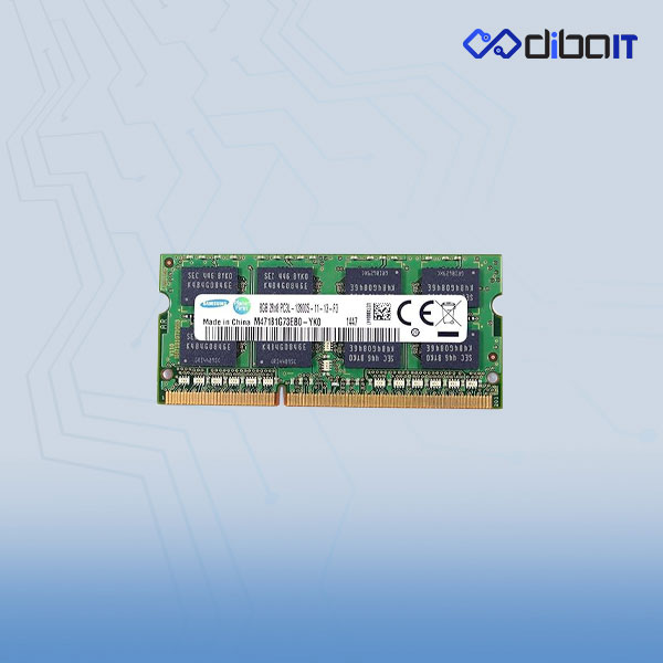 رم نوت بوک DDR3 سامسونگ ظرفیت 8 گیگابایت 1600 مگاهرتز