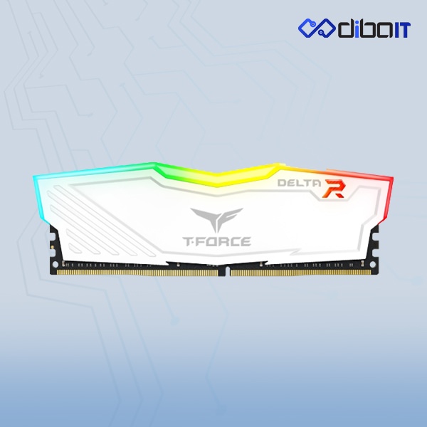 رم دسکتاپ DDR4 تیم گروپ مدل T-Force Delta RGB ظرفیت 32 گیگابایت تک کاناله 3200 مگاهرتز CL16