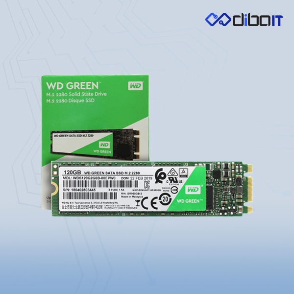 حافظه SSD وسترن دیجیتال مدل GREEN WDS120G2G0B ظرفیت 120 گیگابایت
