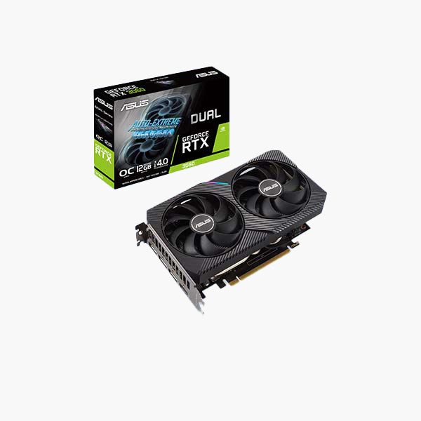 کارت گرافیک ایسوس مدل Dual GeForce RTX™ 3060 V2 OC Edition 12GB