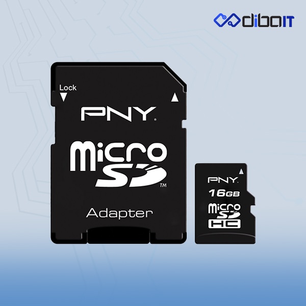 کارت حافظه microSDHC پی ان وای Performance Plus سرعت 80Mb/s ظرفیت 16 گیگابایت