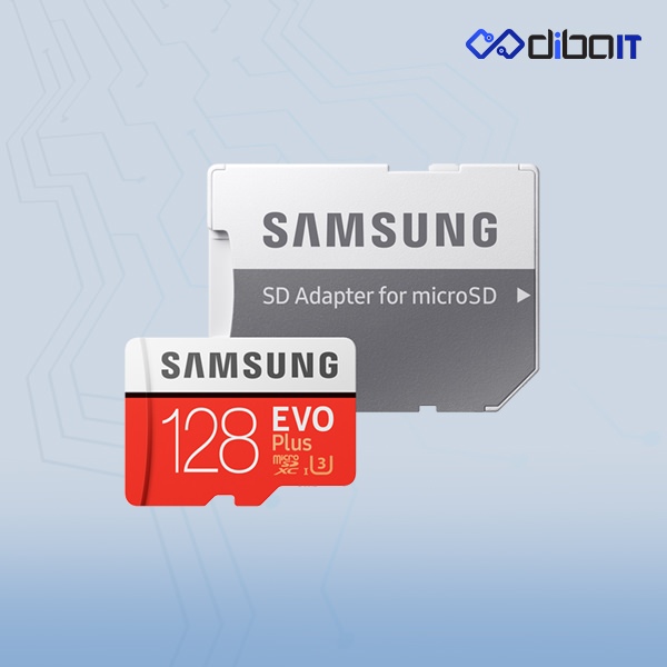 کارت حافظه microSDXC سامسونگ مدل Evo Plus سرعت 100MBps ظرفیت 128 گیگابایت