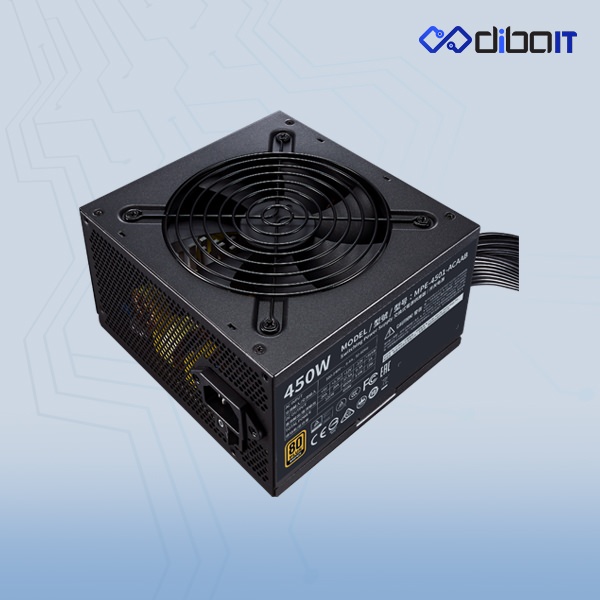 منبع تغذیه کامپیوتر کولر مستر مدل MWE 450 BRONZE V2