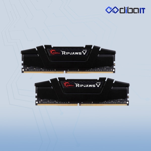 رم دسکتاپ DDR4 جی اسکیل مدل Ripjaws V ظرفیت 32 گیگابایت دو کاناله 3200 مگاهرتز CL16