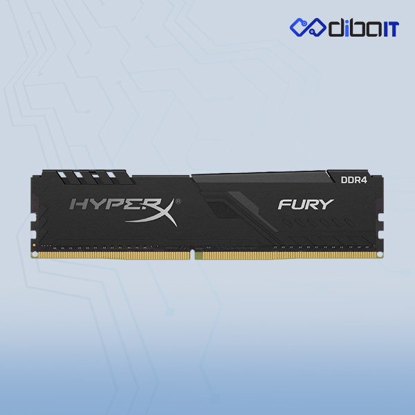 رم دسکتاپ DDR4 کینگستون مدل HyperX FURY ظرفیت 16 گیگابایت تک کاناله 3000 مگاهرتز CL15