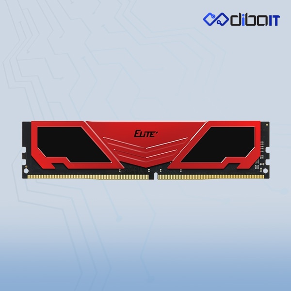 رم دسکتاپ DDR4 تیم گروپ مدل ELITE PLUS RED ظرفیت 16 گیگابایت تک کاناله 3200 مگاهرتز CL22