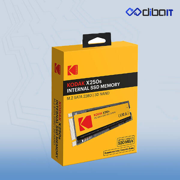 اس اس دی اینترنال M.2 SATA کداک مدل Kodak X250s ظرفیت 256 گیگابایت