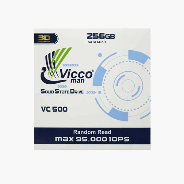 اس اس دی اینترنال ویکومن مدل VICCO MAN VC 500 ظرفیت 256 گیگابایت