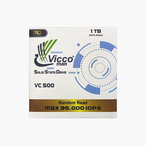 اس اس دی اینترنال ویکومن مدل VICCO MAN VC 500 ظرفیت 1ترابایت