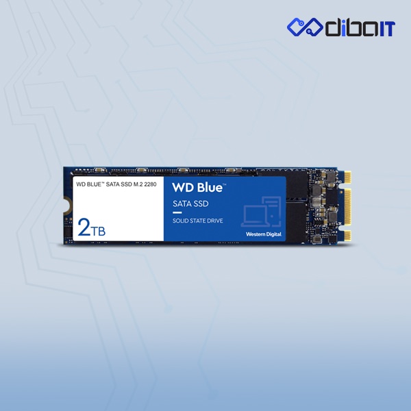 حافظه SSD وسترن دیجیتال مدل BLUE WDS200T1B0B ظرفیت 2 ترابایت