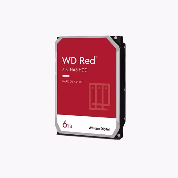 هارددیسک اینترنال وسترن دیجیتال مدل Red ظرفیت 6 ترابایت