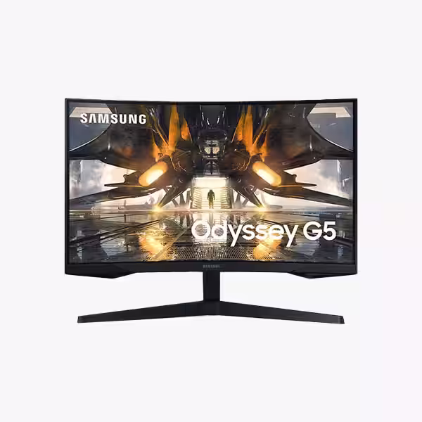 مانیتور سامسونگ مدل Odyssey G55A Gaming QHD LED سایز 27 اینچ
