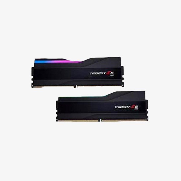 رم کامپیوتر DDR5 دو کاناله 6600 مگاهرتز CL34 جی اسکیل مدل Trident Z5 RGB BLACK ظرفیت 32 گیگابایت